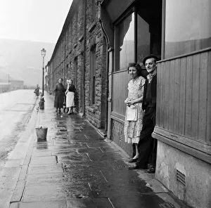 00604 Prints: Scenes in Wattstown, South Wales. Located in the Rhondda Valley in the county borough of