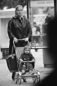 01167 Prints: Scenes in West Berlin, West Germany showing daily life continuing as normal soon after