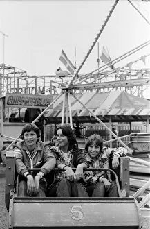 Scenes at Weymouth Fairground, Dorset. 14th July 1977