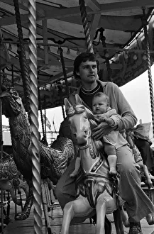 Scenes at Weymouth Fairground, Dorset. 14th July 1977