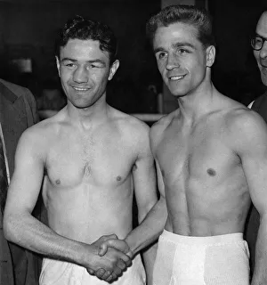 The scent today at Jack Solomons west end of London Gymnasium during the weigh-In