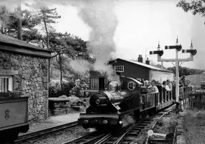 00393 Prints: One of the scheduled services sets off on the Eskdale miniature railway on 26 May 1976
