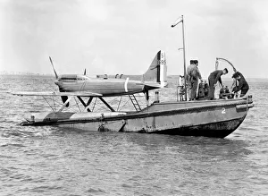 Schneider Trophy Race 1931. The Supermarine Rolls-Royce Seaplane S. 6. B
