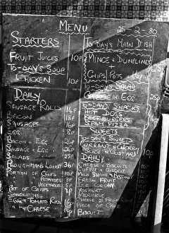 Menu Prints: School meals / school dinners - A school dinner menu. 03 / 05 / 1980
