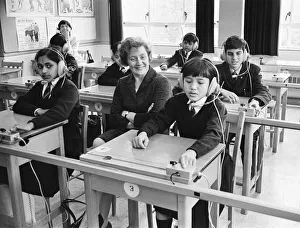 01043 Prints: Schoolchildren in Language Class at Pestalozzi Village for Children in Sedlescombe