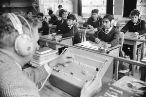 01043 Prints: Schoolchildren in Language Class at Pestalozzi Village for Children in Sedlescombe