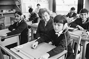 01043 Prints: Schoolchildren in Language Class at Pestalozzi Village for Children in Sedlescombe