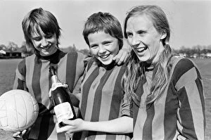 Sports Collection: Top scorer Valerie McDermott, aged 15, of Coventry Bantams