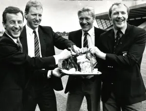 Scotland Rugby Union sponsorship announcement 1987 from Scotch Quality Beef