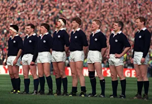Scotland v England Rugby Union Murrayfield Grand Slam 1990 03 / 04 / 1990 A©
