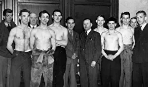 Scottish Boxers April 1945 Harry Swinburn Jimmy Dunn Billy Kelly Charles Kerr Jimmy