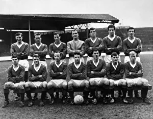 Scottish cup finalists Glasgow Rangers pose for a group picture