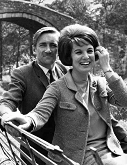 Scottish singer Moira Anderson with her fiance Dr Stuart Macdonald