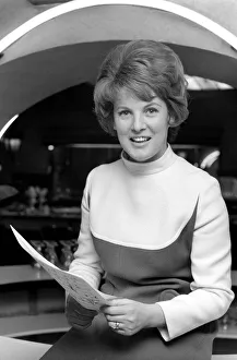 Scottish singer Moira Anderson at the London Palladium during the Royal Variety show