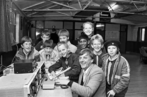 Communication Prints: Scouts tune in for the jamboree. Huddersfield scouts took part in a worldwide