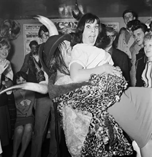 Horns Prints: Screaming Lord Sutch seen here performing at the 2-1s coffee bar in Soho