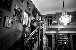 Staircase Prints: Script-writer Johnny Speight. December 1980 PM 80-07221