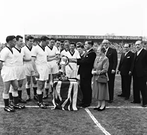 Clubs Prints: Scunthorpe United Third Division (North) Champions & Sunday Pictorial Giant-killers Cup