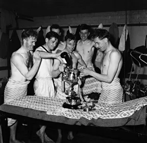 Celebrating Prints: Scunthorpe United Third Division (North) Champions & Sunday Pictorial Giant-killers Cup