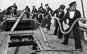 Young Prints: Sea Cadets from Horley, Surrey training in Shoreham-by-Sea