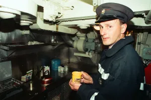 Kitchen Prints: The Sea Cadets have a new base - the retired mine hunter HMS Kellington has docked
