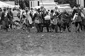 The Sealed Knot Society re-enactment of the Battle of Edgehill at Kineton, Warwickshire