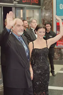 Premieres Prints: Sean Connery and Catherine Zeta-Jones at the film premiere of Entrapment
