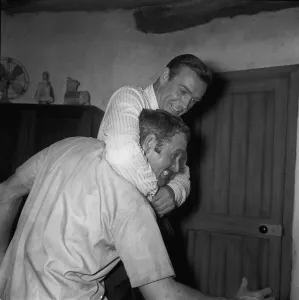 Sean Connery filming the latest James Bond movie Goldfinger March 1964