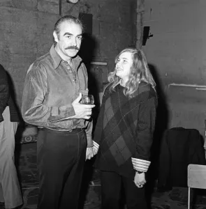 Sean Connery held a party at Twickenham Film Studios to mark the end of shooting his new