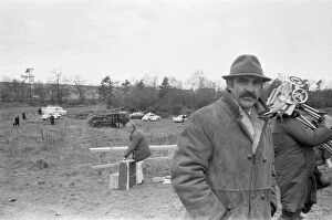 00780 Collection: Sean Connery during location filming in Bracknell for the movie 'Offence'