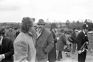 00780 Prints: Sean Connery during location filming in Bracknell for the movie Offence