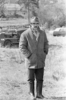 00780 Prints: Sean Connery during location filming in Bracknell for the movie Offence