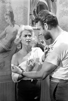 Sean Connery on the set of the film Action of the Tiger