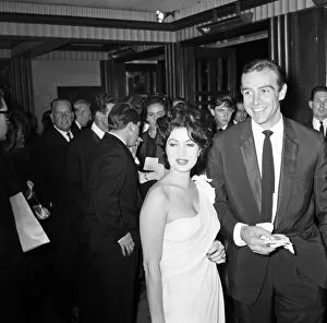 Images Dated 2nd October 2012: Sean Connery and Zena Marshal attend the Film Premiere of DR NO