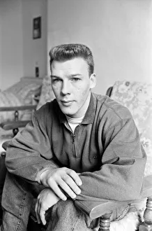 Sean McKee, actor who plays Jamie Henderson in Channel 4 soap Brookside, pictured at home