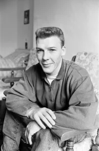 Sean McKee, actor who plays Jamie Henderson in Channel 4 soap Brookside, pictured at home
