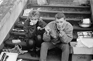 Programme Prints: Sean McKee and Justine Kerrigan, actors who play characters Jamie Henderson