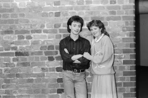 Sean Wilson, actor in an early cast photo shoot for Coronation Street