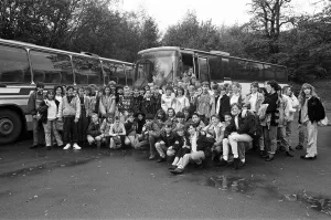 Seaside special... 41 French students joined 41 pupils from King James School