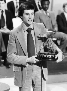 Sebastian Coe MP receiving the BBC Sportsman of the year award Dbase