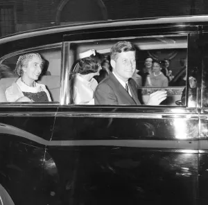 Second day of the private visit to London of American President John F