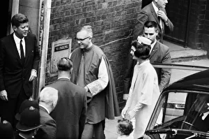 01166 Prints: Second day of the private visit to London of American President John F