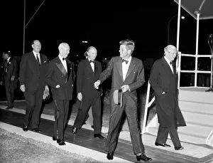 00489 Prints: Second day of the visit of American President John F Kennedy