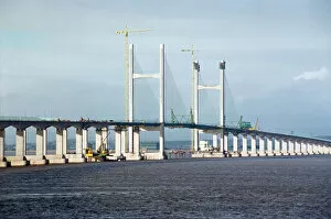 Images Dated 15th November 1995: The Second Severn Crossing under construction. 15th November 1995