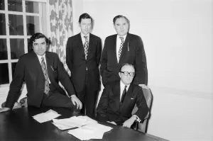 Former Secretary of State for Defence Lord Carrington in his a new role as Secretary of