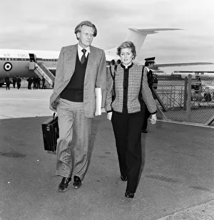Secretary of State for Defence Michael Heseltine and his wife Anne at LAP following