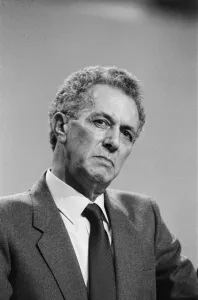 Secretary of State for Education and Science Keith Joseph at the Conservative Party
