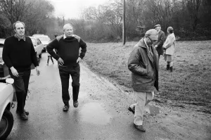 Secretary of State for Energy Lord Carrington accompanies Prime Minister Edward Heath