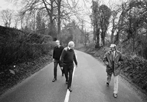 Secretary of State for Energy Lord Carrington accompanies Prime Minister Edward Heath