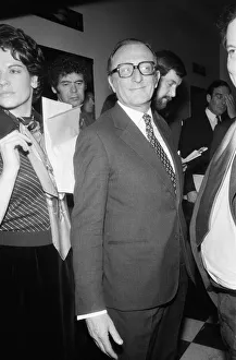 01143 Prints: Secretary of State for Energy Lord Carrington pictured on General Election night